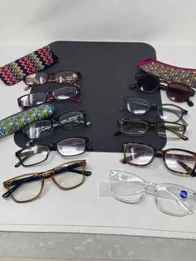 Reading glasses lot of 10 pcs with + 2.00 magnification